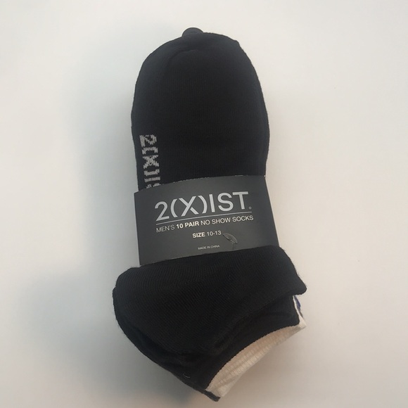 2 (X) IST MENŚ 10 PAIR NO SHOW SOCKS - Picture 11 of 11